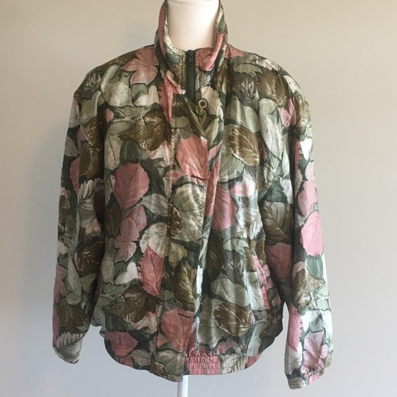 Vintage Jackets & Blazers - Vintage Stunt Sports 100% silk windbreaker jacket